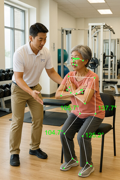 Computer vision for physical therapy