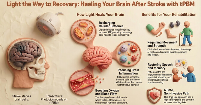 Light as Medicine: The Surprising Science of How Near-Infrared (NIR) Light is “Recharging” Stroke Recovery