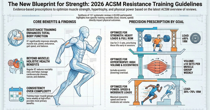 Strength Redefined: How the 2026 ACSM Guidelines Are Demolishing the "No Pain, No Gain" Myth