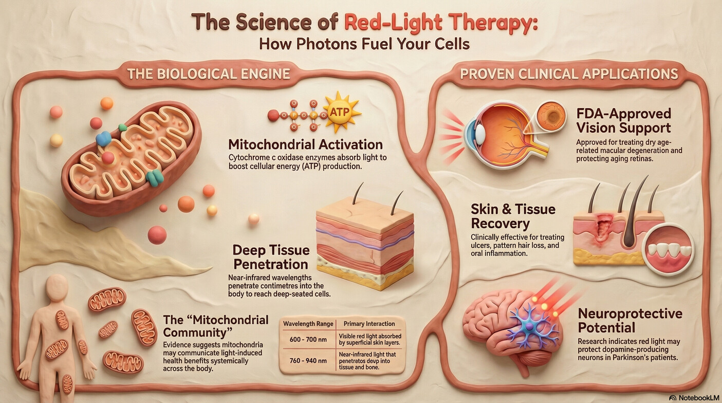 Effects of photobiomodulation